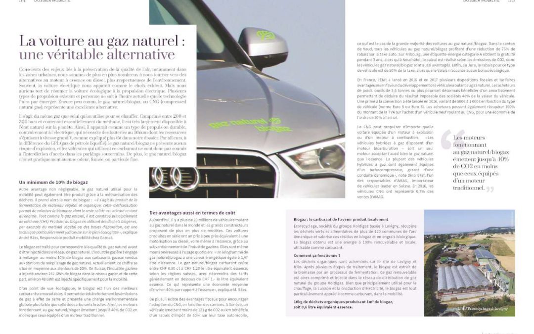 La voiture au gaz naturel : une véritable alternative