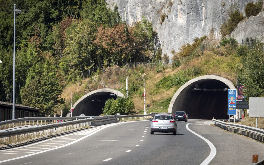 Travaux de maintenance au tunnel du Vuache (A40)
