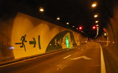 Sécurité renforcée grâce à des fresques murales au Tunnel du Vuache (A40)