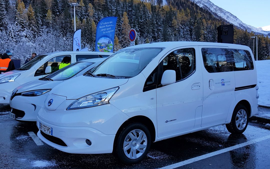 Tunnel du Mont Blanc : Inauguration de la borne de recharge rapide pour les véhicules électriques installée sur la plateforme Nord